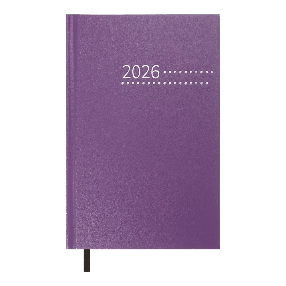 Дневник датированный A5, 2026 Zest, фиолетовый, BM.21167-07