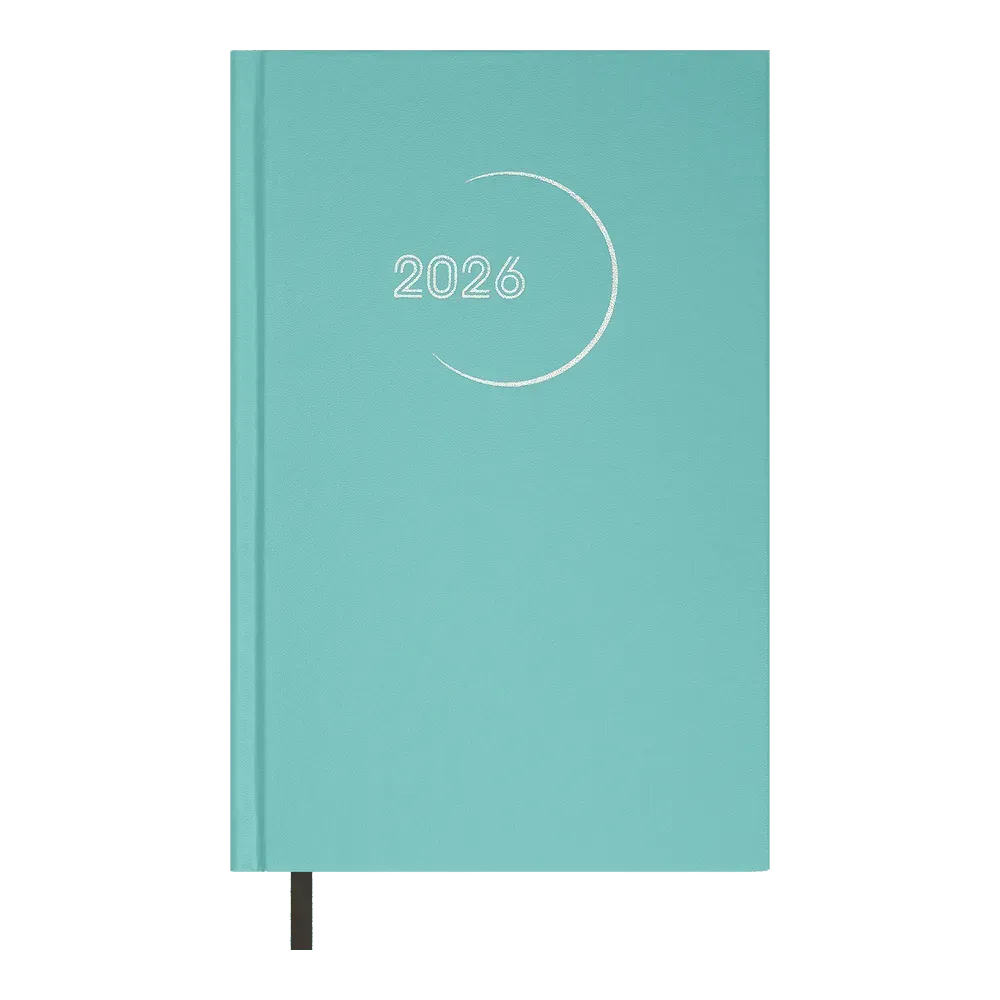Дневник датированный A5, 2026 Madam, бирюзовый, BM.21170-06