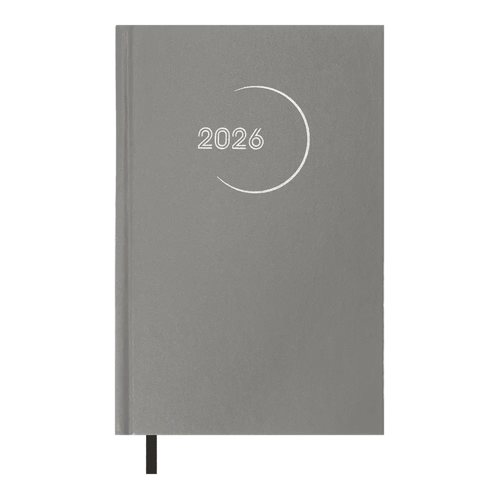 Дневник датированный A5, 2026 Madam, серый, BM.21170-09