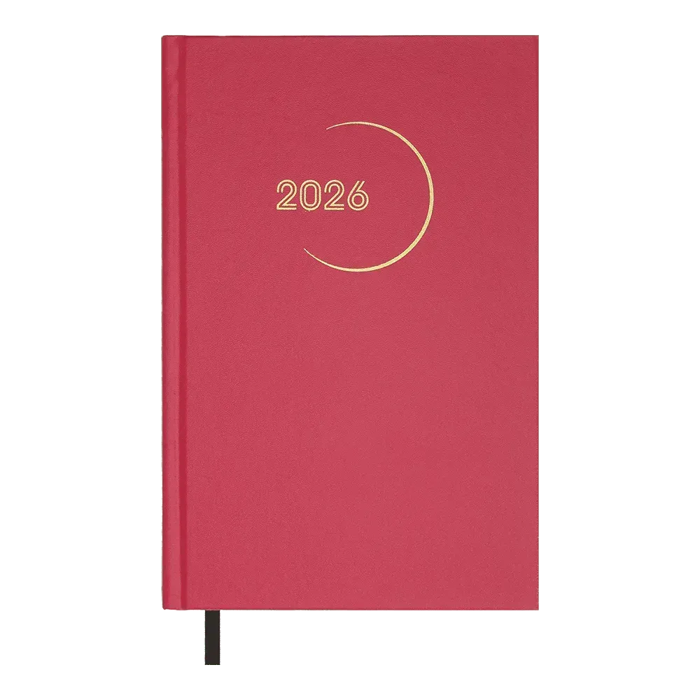 Дневник датированный A5, 2026 Madam, малиновый, BM.21170-29
