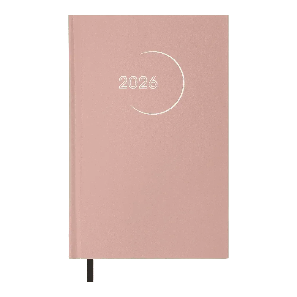 Дневник датированный A5, 2026 Madam, светло-розовый, BM.21170-43