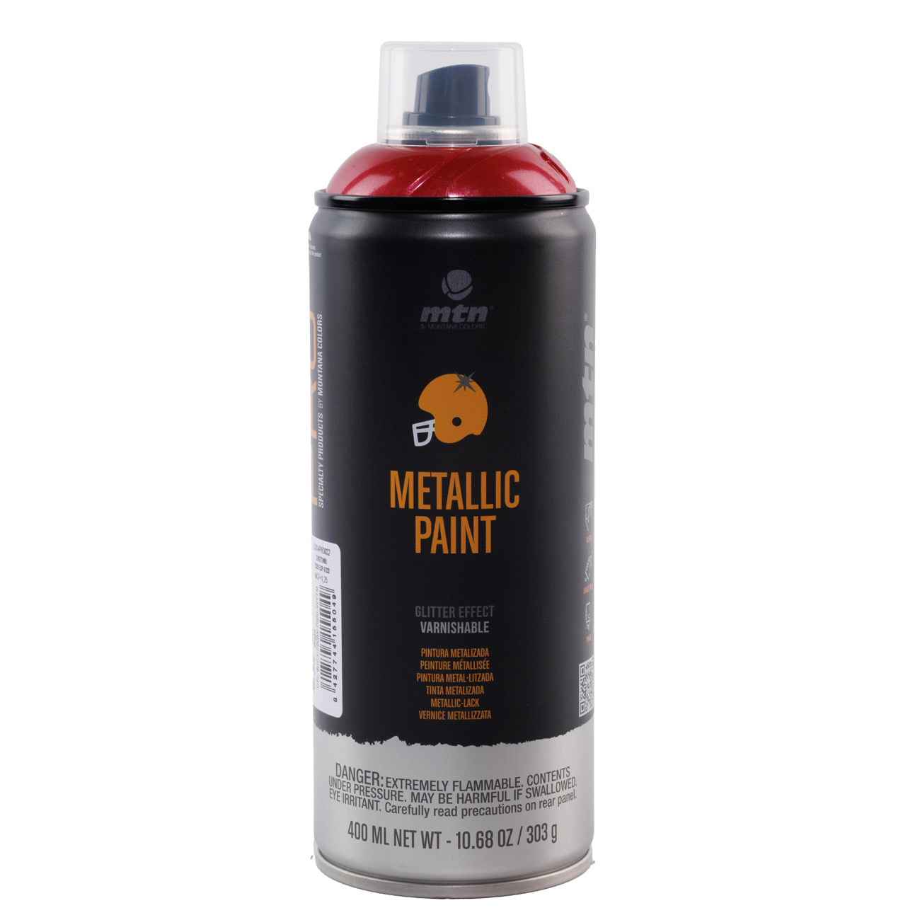 Аерозольна фарба MTN PRO Metallic Paint R-3032 400 мл Червоний, EX014PR3032