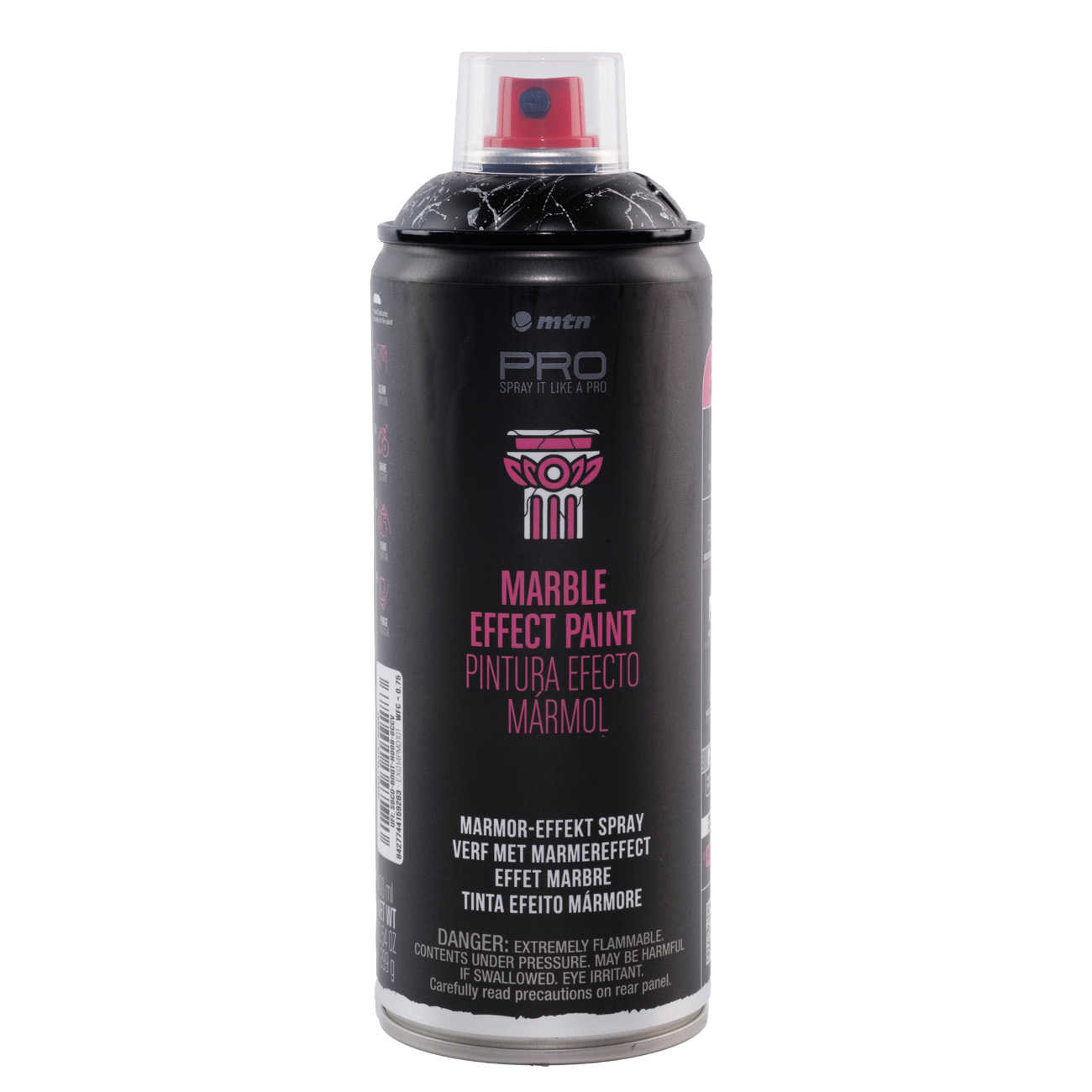 Аерозольна фарба MTN PRO Marble Effect Silver 400 мл, EX014PM0101