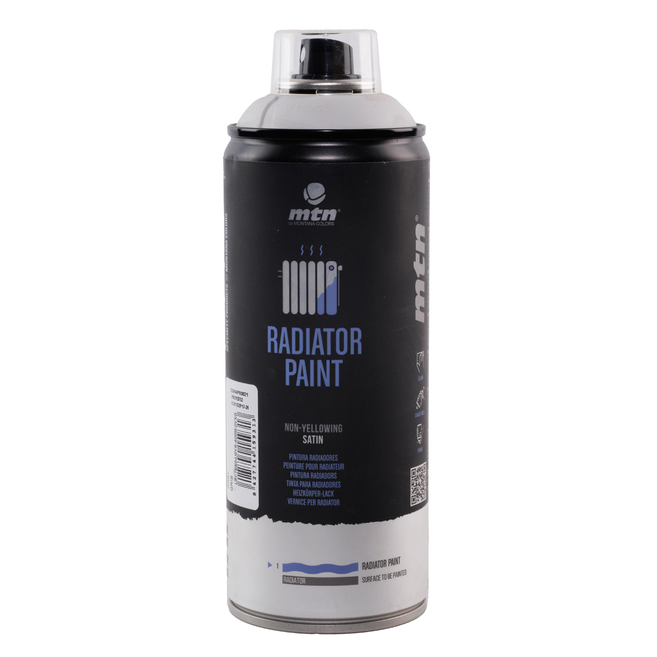 Аерозольна фарба MTN PRO Radiator Paint Grey 400ml, EX014PR0021