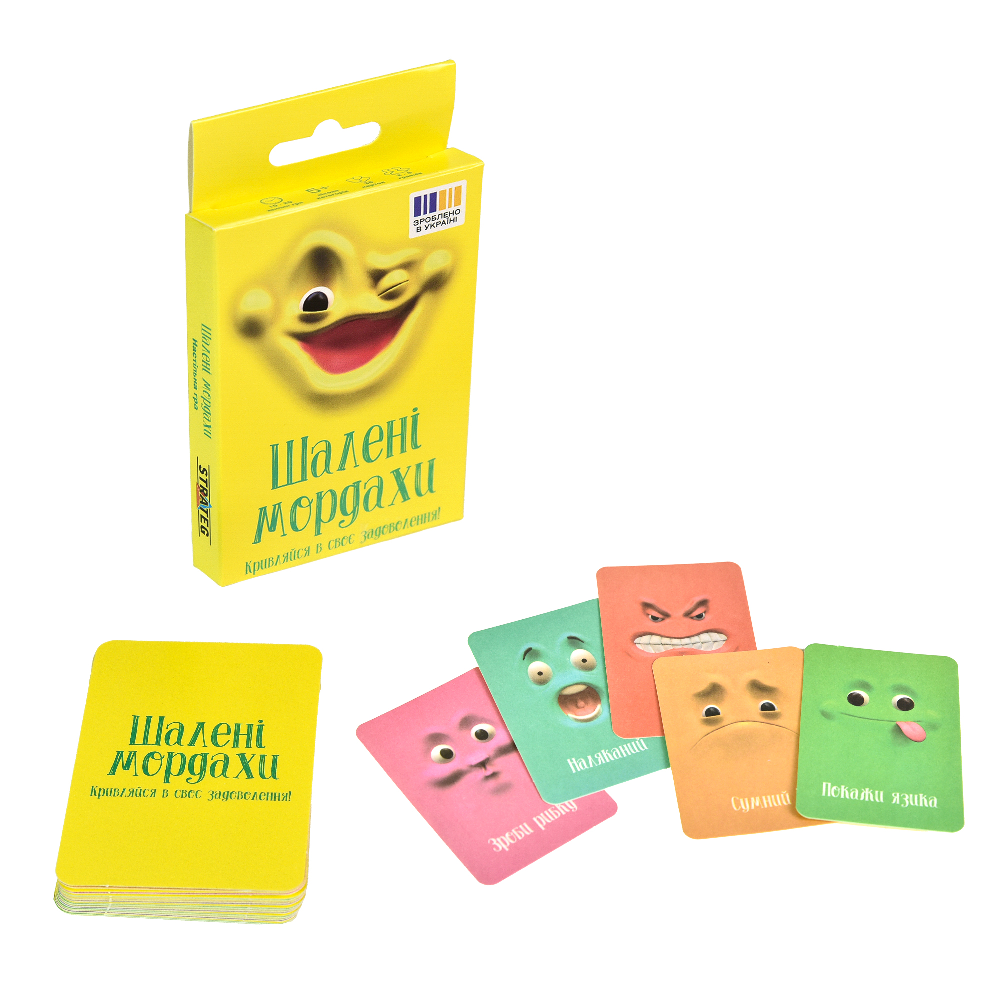 Игра настольная "Безумные мордахи" (укр), 30664, ТМ "Strateg" 1