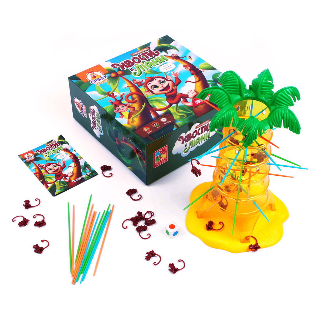 Гра настільна розважальна "Хвости й ліани" Vladi Toys, VT8055-39 1