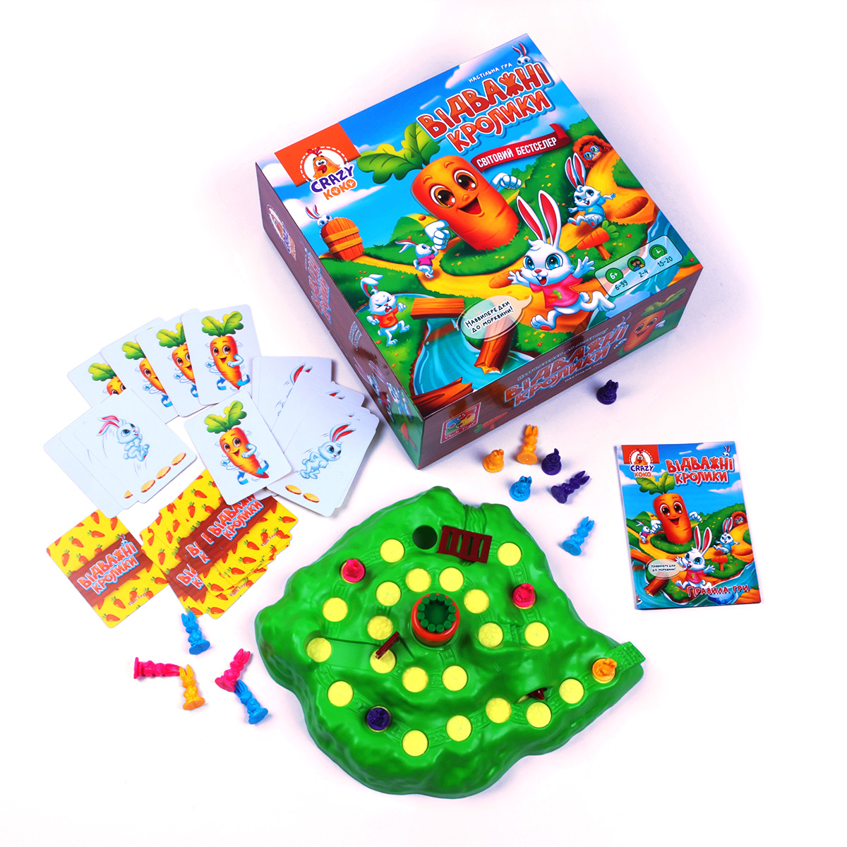 Гра настільна розважальна "Відважні кролики" Vladi Toys, VT8055-40 1