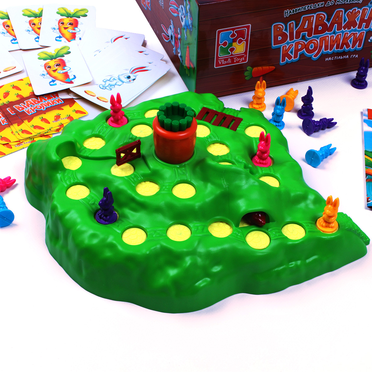 Гра настільна розважальна "Відважні кролики" Vladi Toys, VT8055-40 4