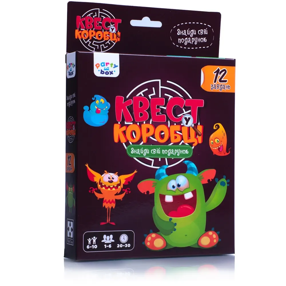Гра настільна розважальна "Квест у коробці. Монстри" Vladi Toys, VT5902-02