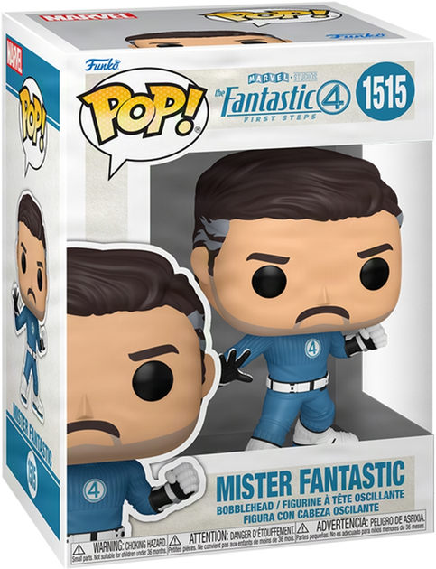 Игровая фигурка Funko Pop! Серии "Фантастическая 4: Первые шаги" - Мистер Фантастик, 83584 1