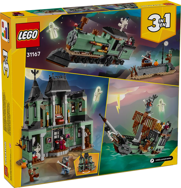 Конструктор Lego Creator "Маєток із привидами", 31167 1