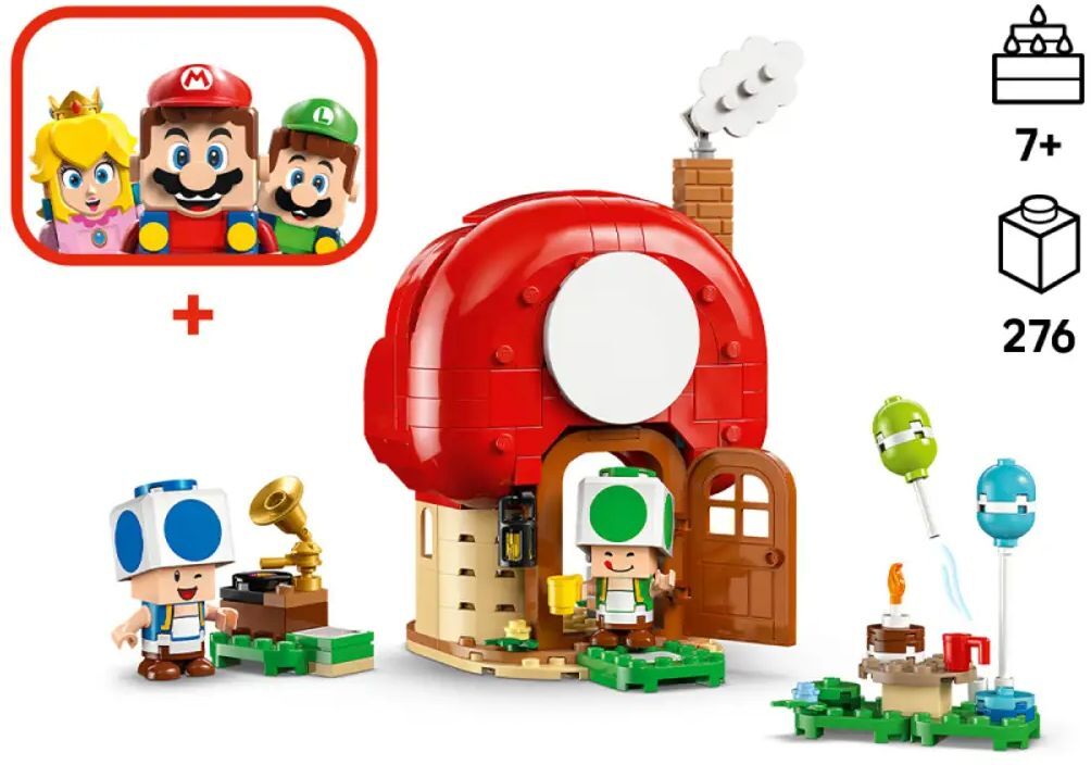 Конструктор Lego Super Mario "Вечірка в будинку Toad", 72041 5