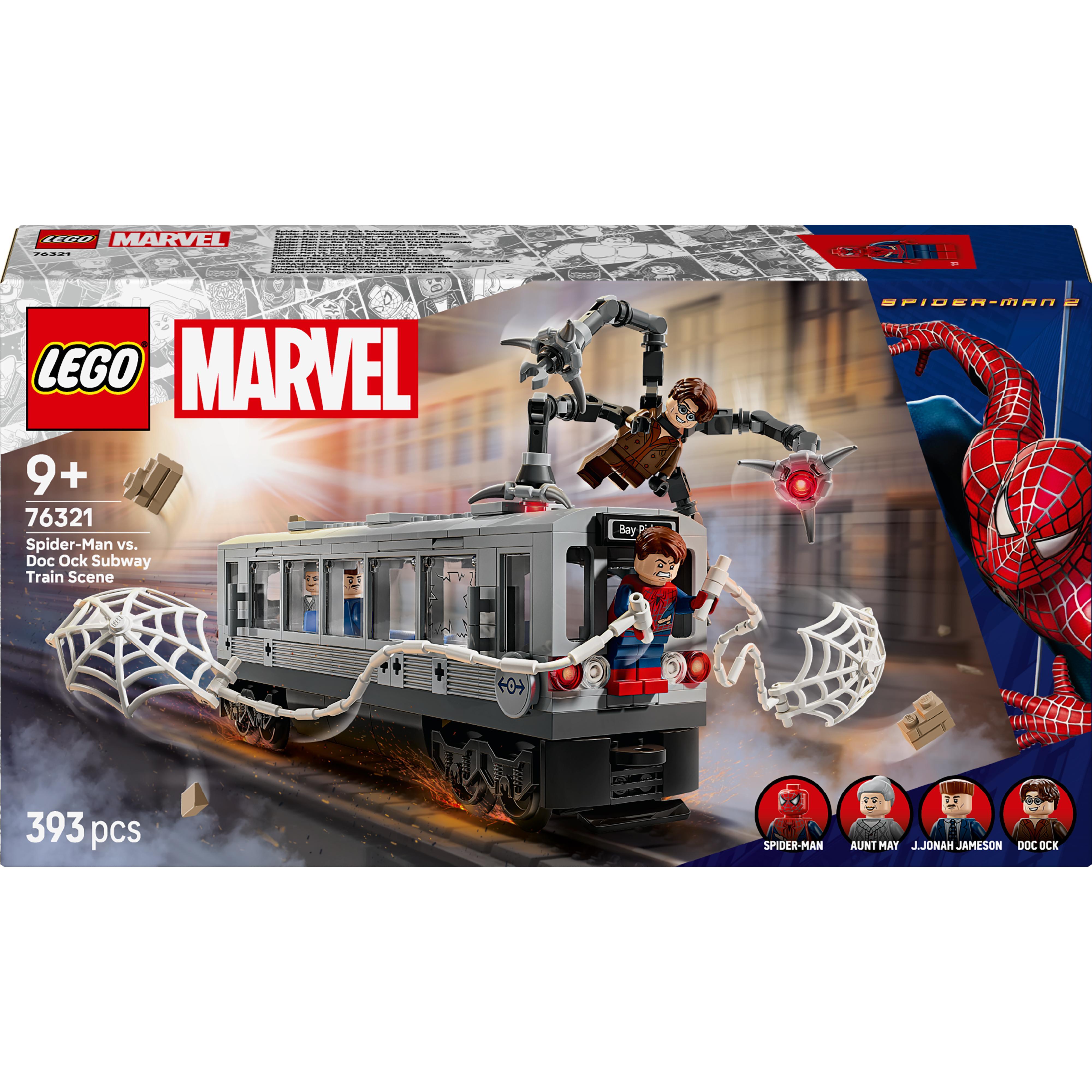 Конструктор Lego Marvel "Людина-Павук проти Дока Ока: Сцена в метро", 76321