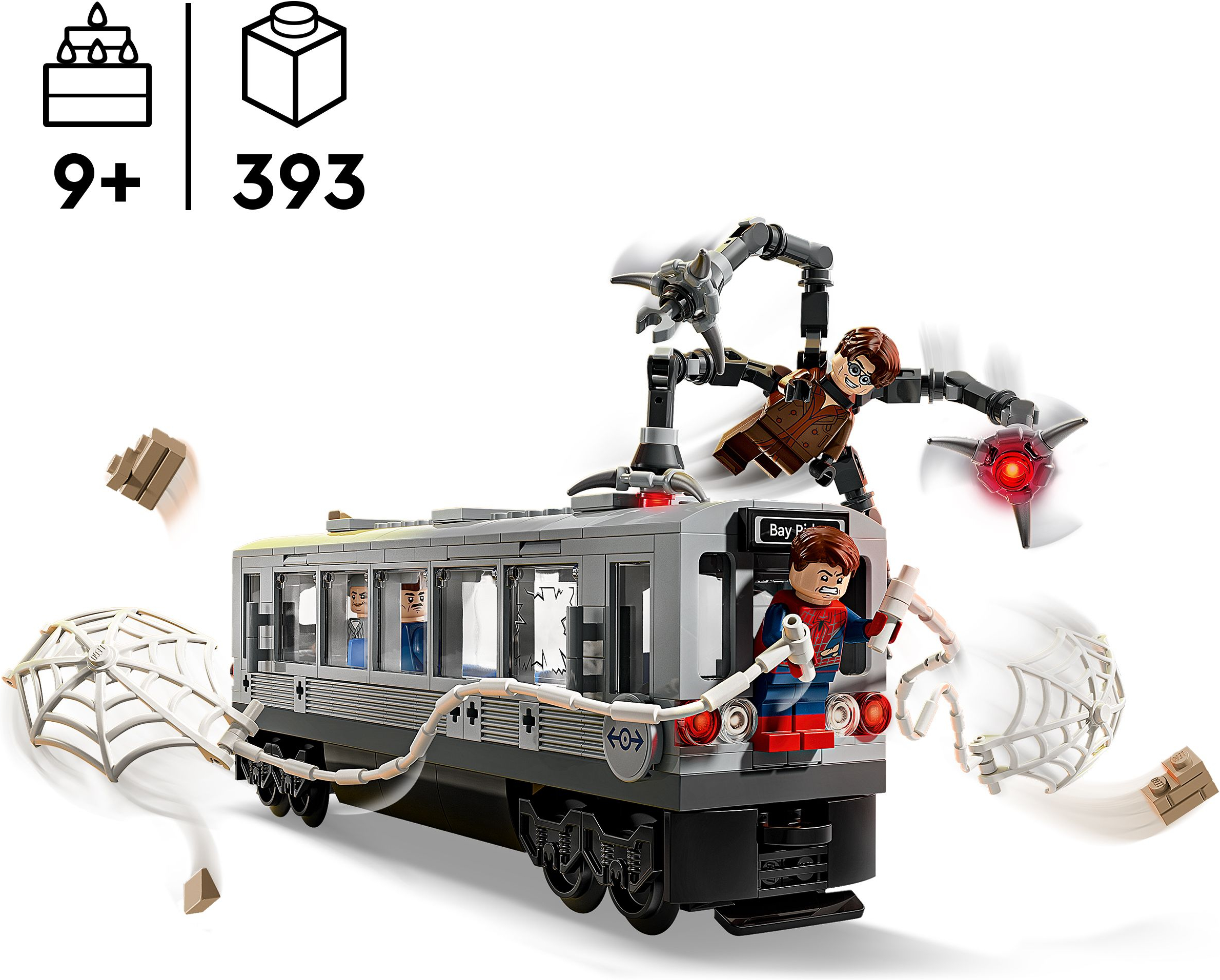 Конструктор Lego Marvel "Людина-Павук проти Дока Ока: Сцена в метро", 76321 1