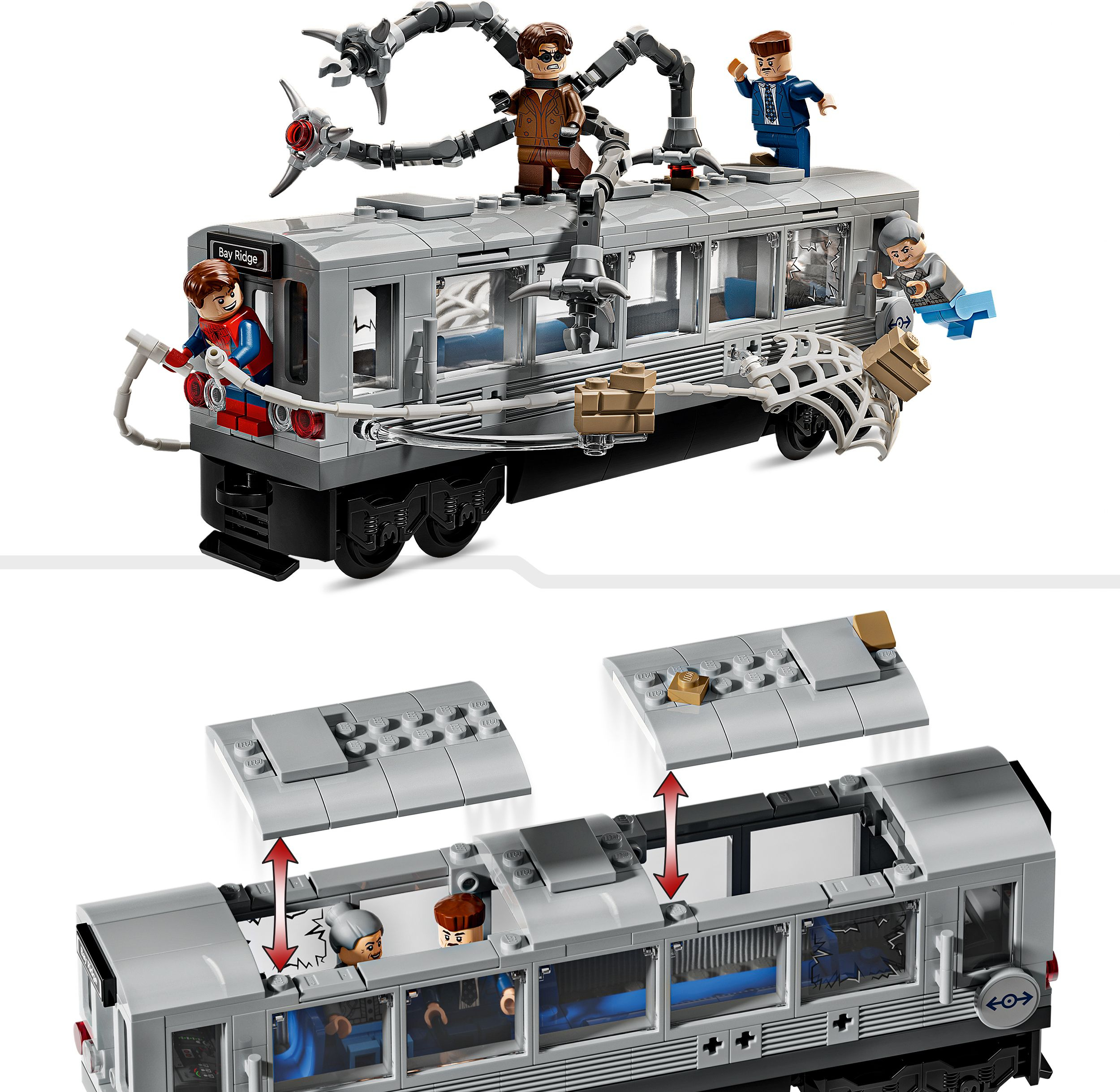 Конструктор Lego Marvel "Людина-Павук проти Дока Ока: Сцена в метро", 76321 2