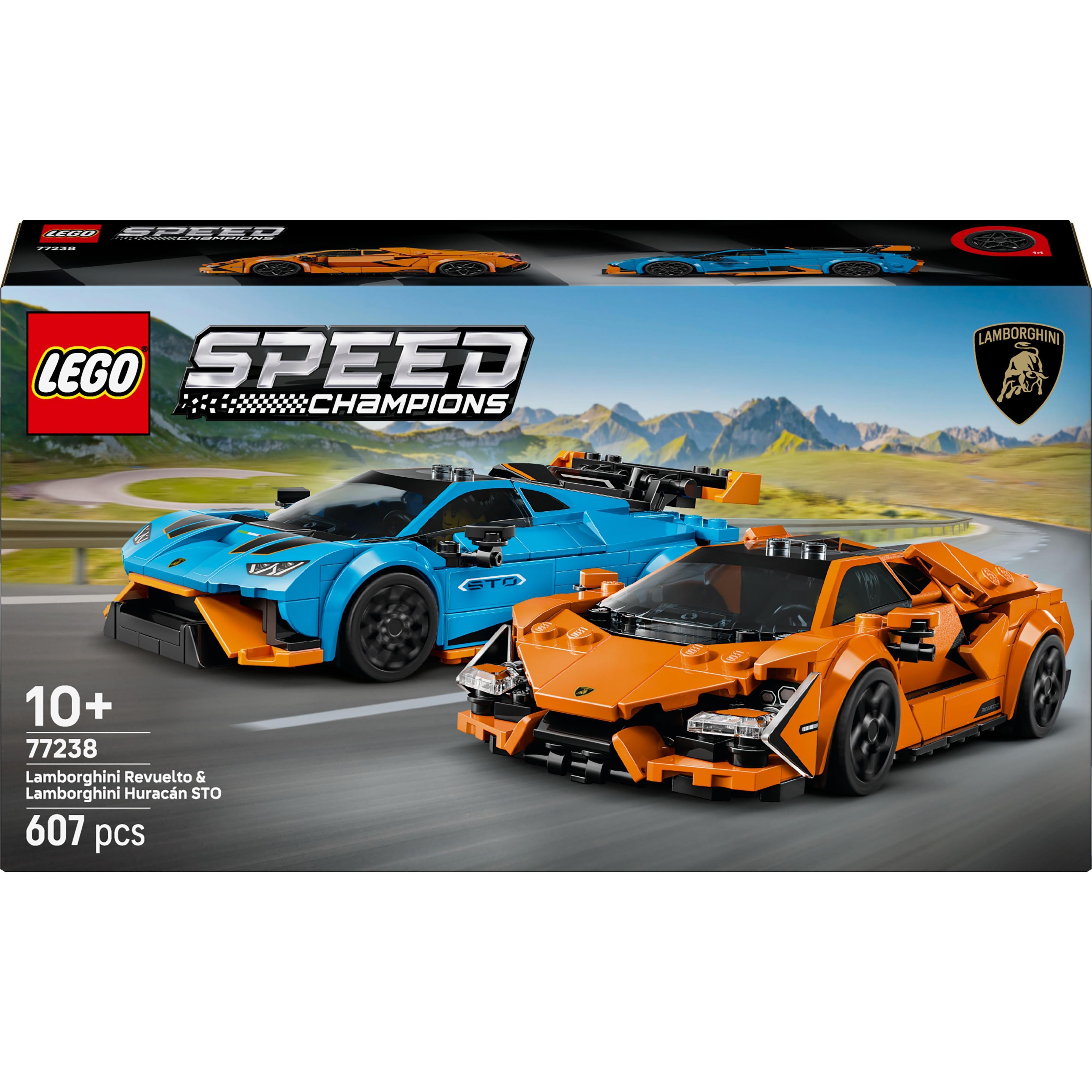 Конструктор Lego Speed Champions "Lamborghini Revuelto та Huracán STO", 77238