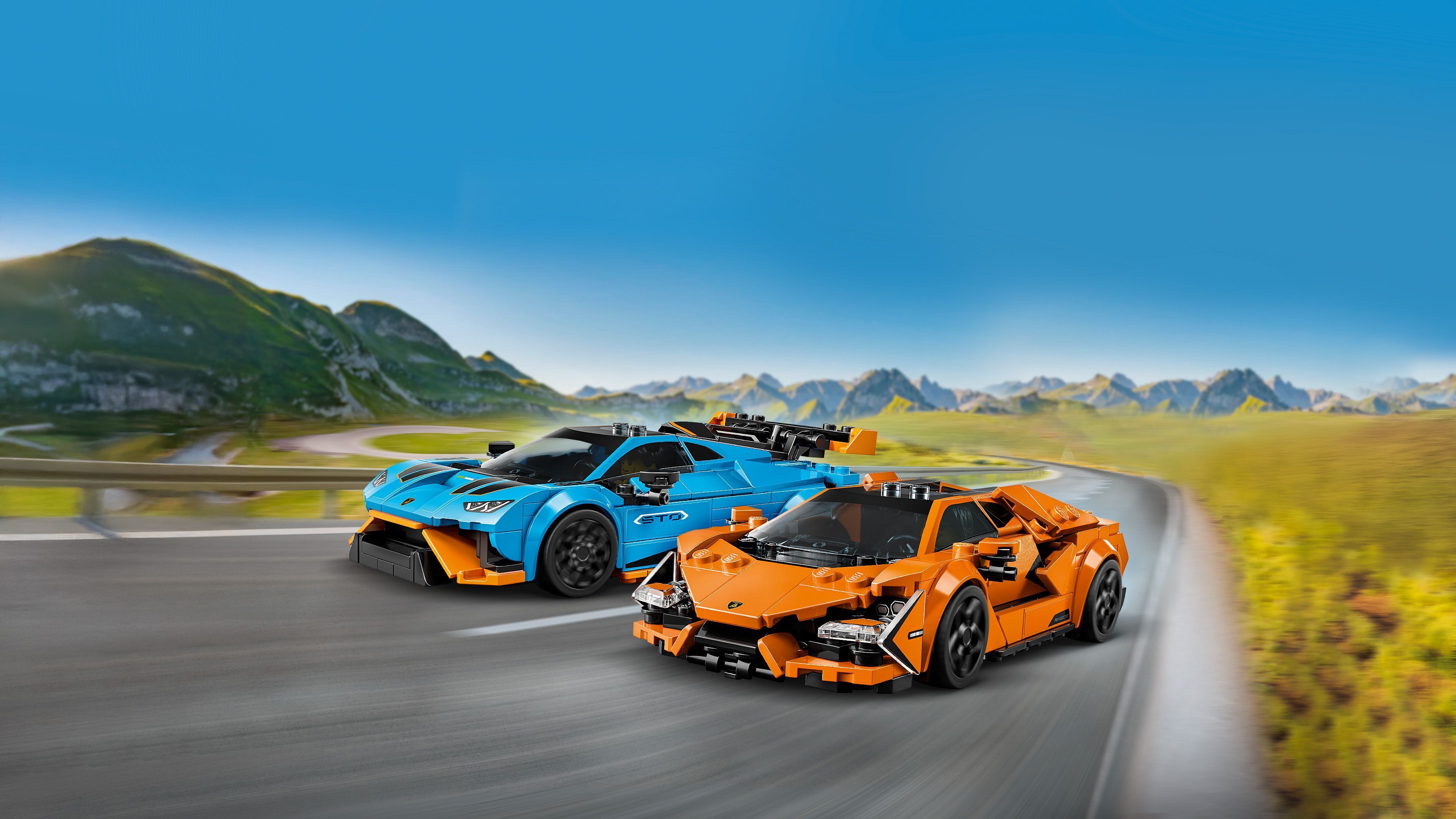 Конструктор Lego Speed Champions "Lamborghini Revuelto та Huracán STO", 77238 7