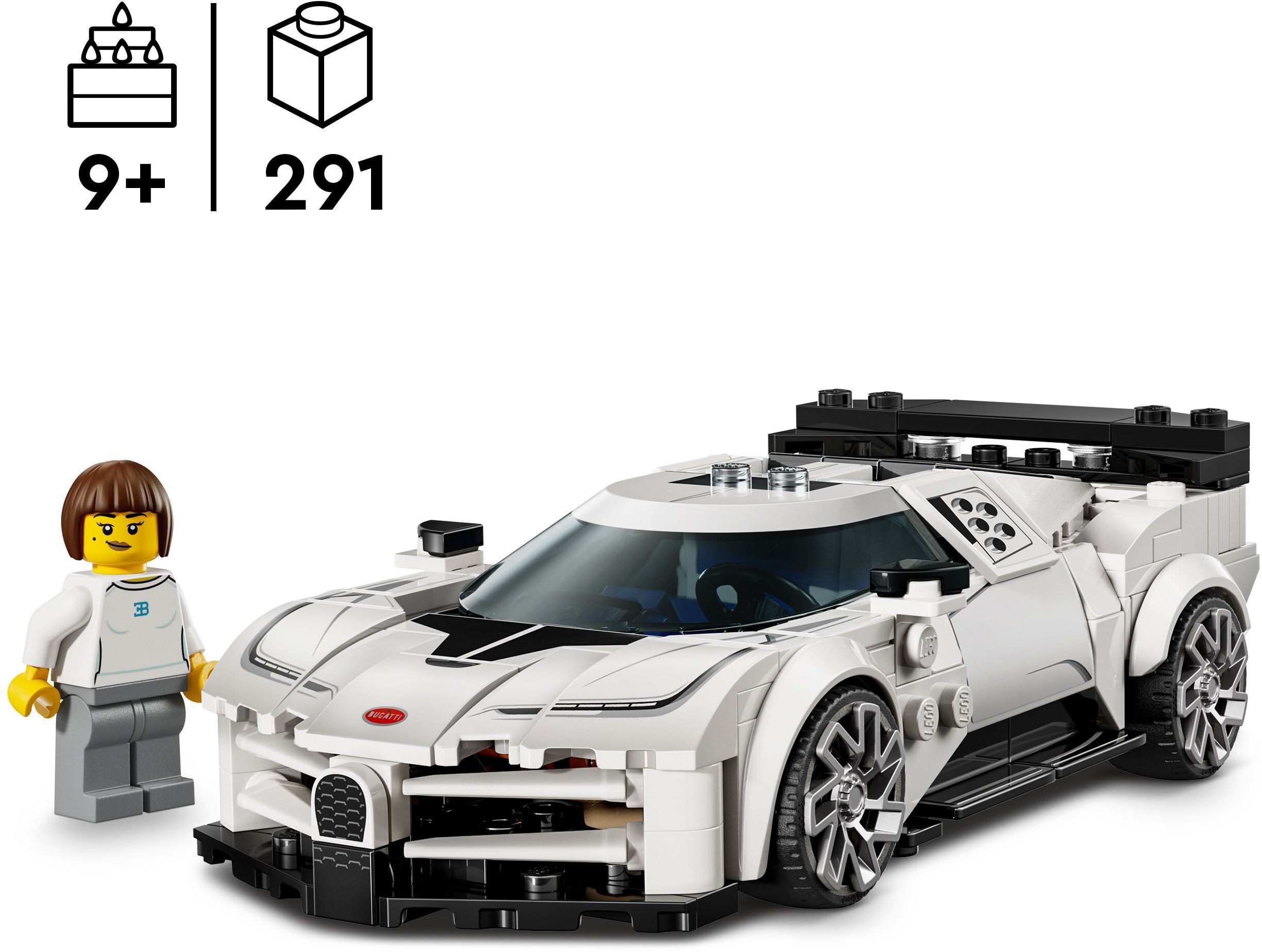 Конструктор Lego Speed Champions "Спортивний гіперкар Bugatti Centodieci", 77240 1