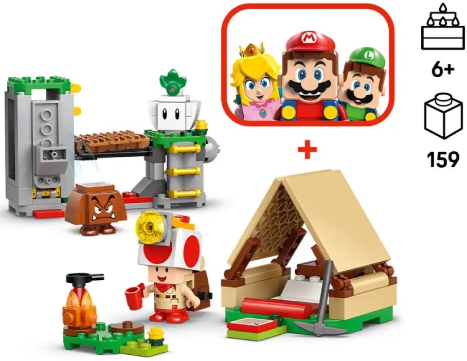 Конструктор Lego Super Mario "Лагерь Captain Toad", 72040 9