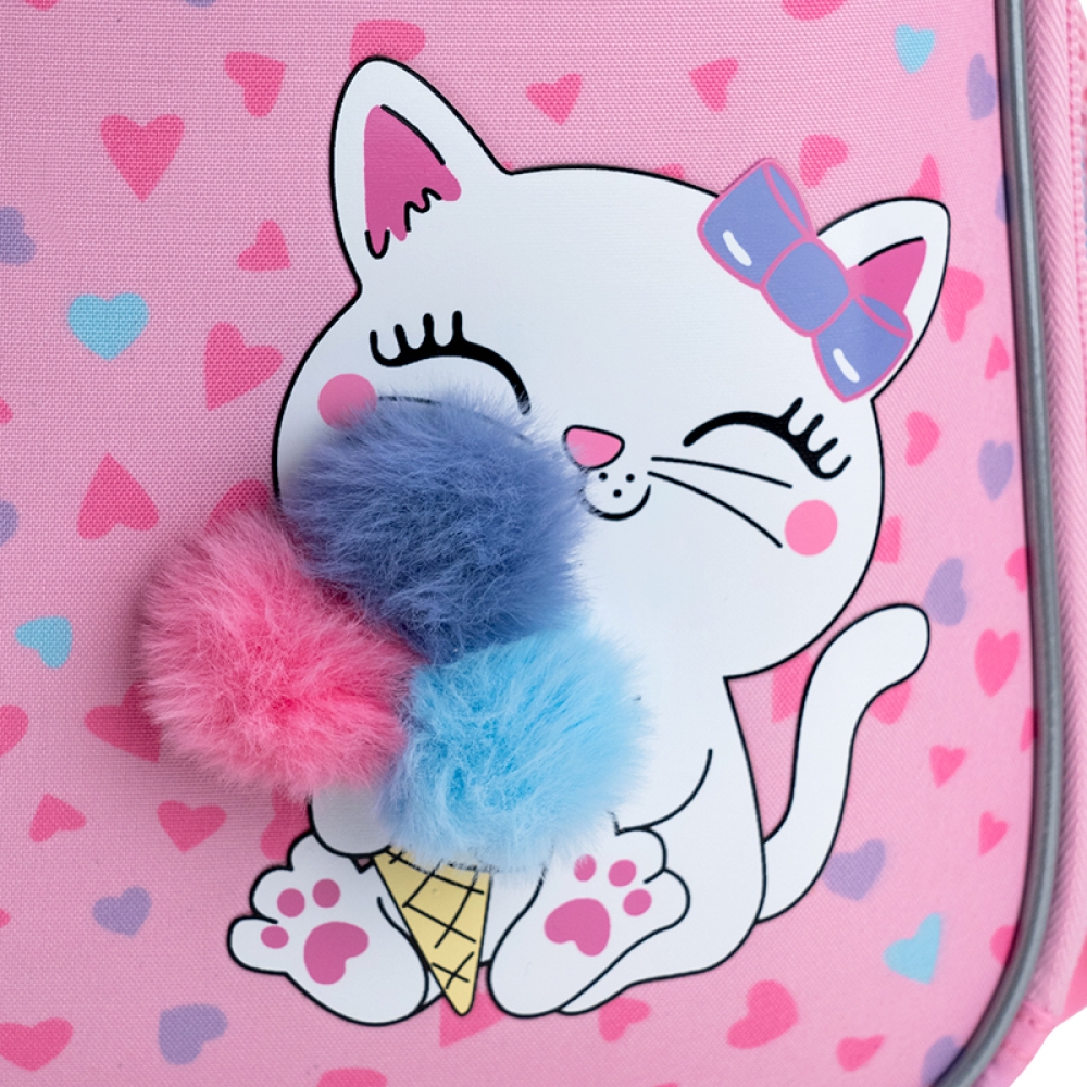 Рюкзак GoPack Education полукаркасный 165S Fluffy Kitten, GO25-165S-2 12