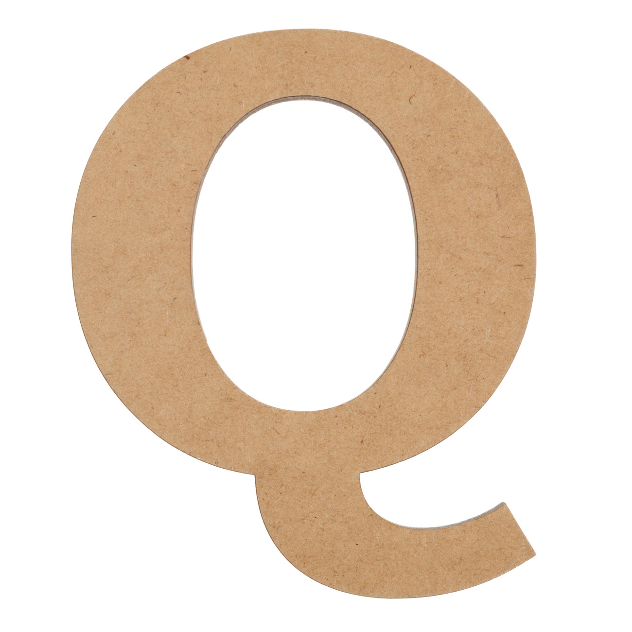 Заготовка Літера "Q", МДФ, висота 10 см, 1шт, Rosa Talent (5)
