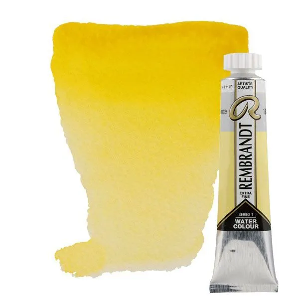 Краска акварельная Rembrandt 268, AZO Желтый светлый, туба 20 мл, Royal Talens