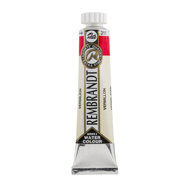 Краска акварельная Rembrandt 311, Киноварь, туба 20 мл, Royal Talens