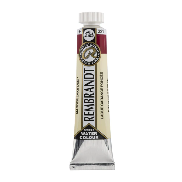 Краска акварельная Rembrandt 331, Мареновый красный темный, туба 20 мл, Royal Talens