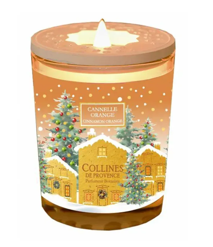 Свічка "Апельсин-кориця" 180 г, C3508COR, Collines de Provence