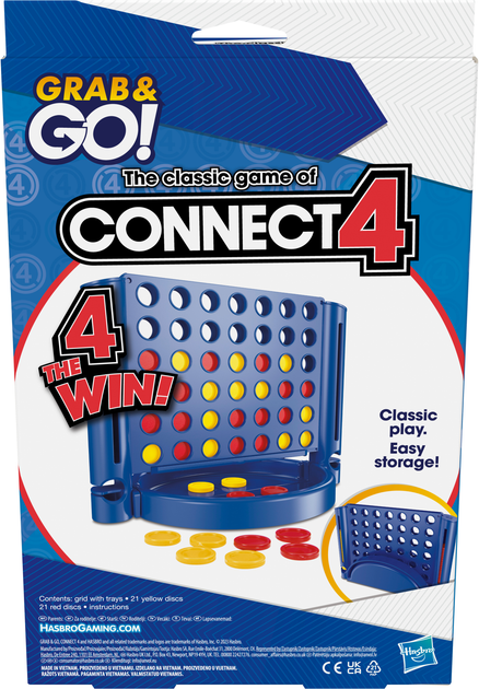 Гра настільна дорожня "Збери 4" Hasbro, F8253 2