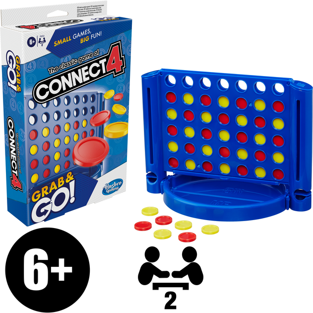 Гра настільна дорожня "Збери 4" Hasbro, F8253 5