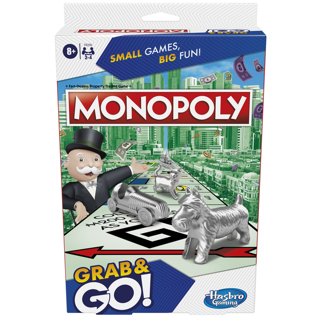 Гра настільна дорожня "Монополія" Hasbro, F8256 1