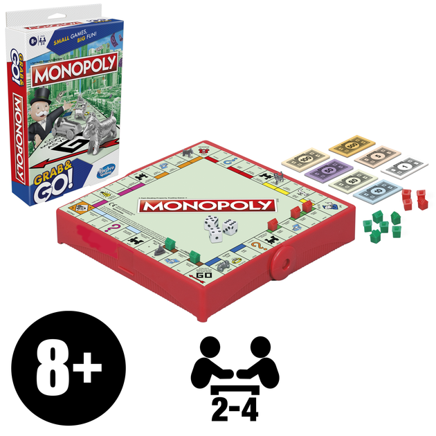 Гра настільна дорожня "Монополія" Hasbro, F8256 6