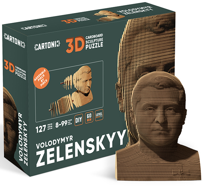 Картонный конструктор "Cartonic 3D Puzzle ZEL", CARTMZEL