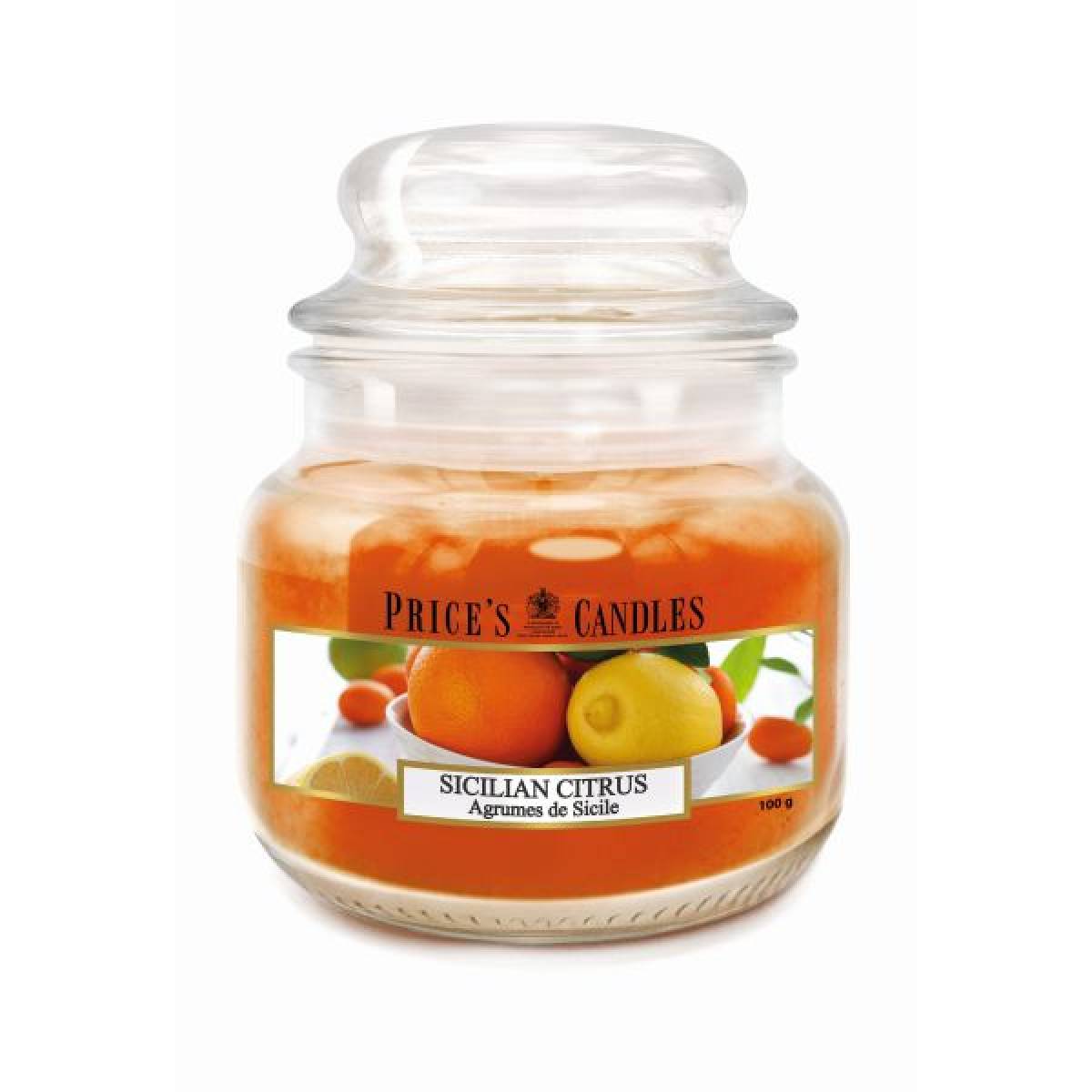 Свеча Сицилийский цитрус Price`s Candles 100 г, PLJ62