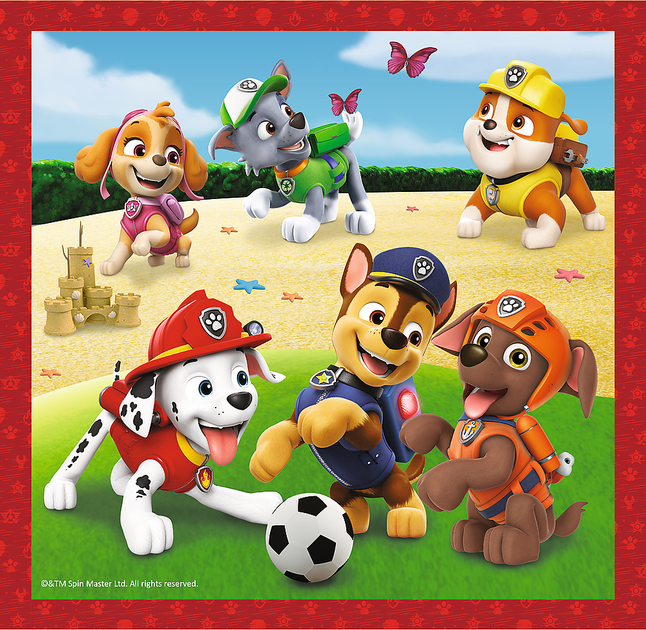 Пазл "3 in 1" - Щасливі собаки, Paw Patrol, 34867, Trefl 2