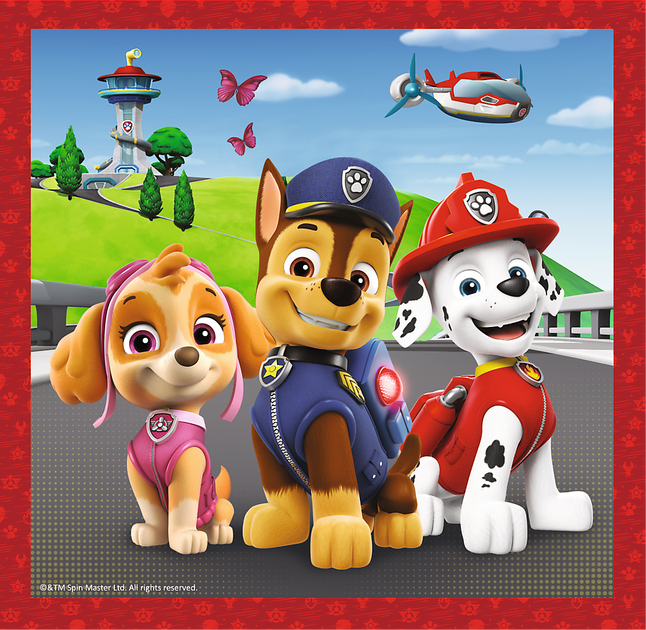 Пазл "3 in 1" - Щасливі собаки, Paw Patrol, 34867, Trefl 3