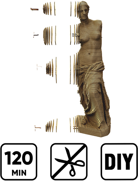 Картонный конструктор "Cartonic 3D Puzzle VENUS DE MILO", CARTVENUS 7