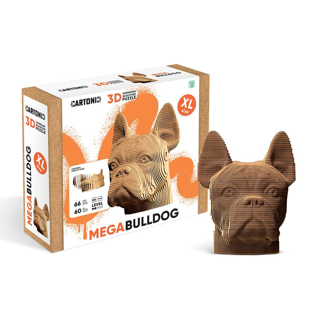 Картонный конструктор "Cartonic 3D Puzzle MEGA BULLDOG", CARTMBUL