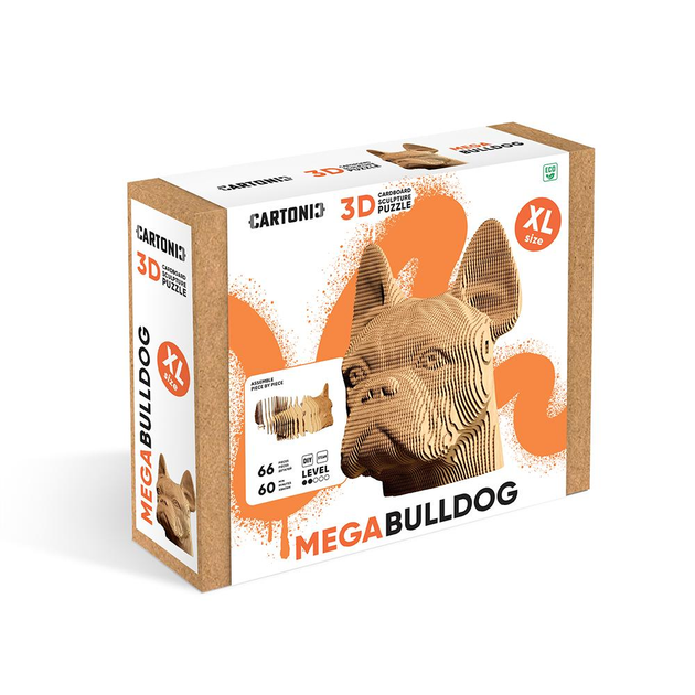Картонный конструктор "Cartonic 3D Puzzle MEGA BULLDOG", CARTMBUL 1