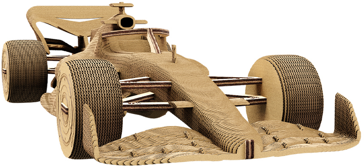 Картонный конструктор "Cartonic 3D Puzzle RACING CAR", CARTRAC 2