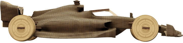 Картонный конструктор "Cartonic 3D Puzzle RACING CAR", CARTRAC 3