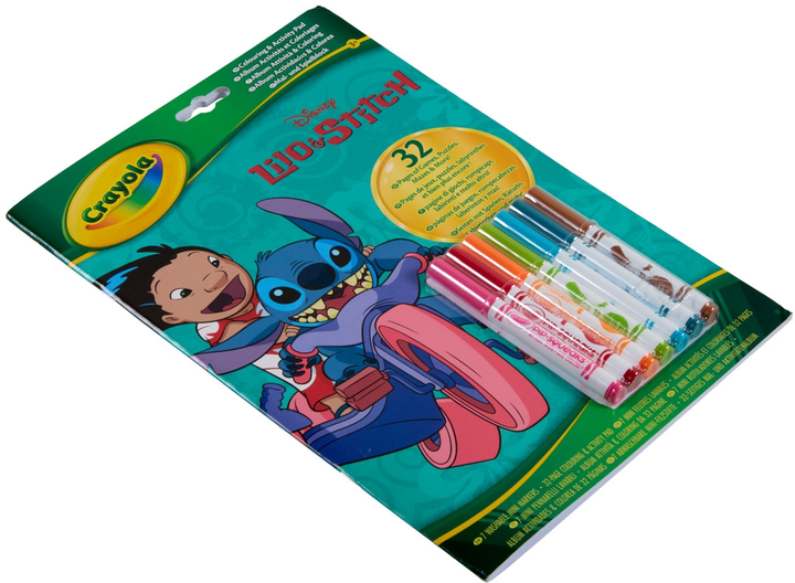 Розмальовка "Lilo & Stitch", 32 сторінки та 7 фломастерів, 04-0865G 5