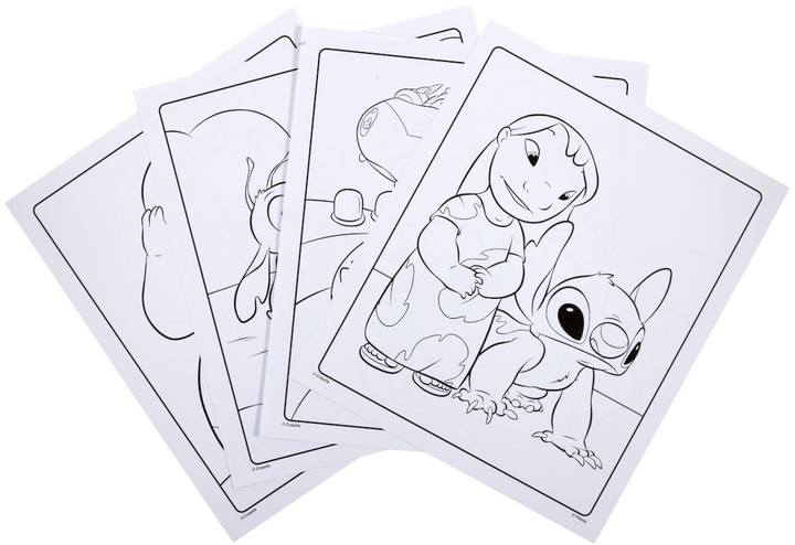 Розмальовка "Lilo & Stitch", 32 сторінки та 4 сторінки наліпок, 04-0900G 3
