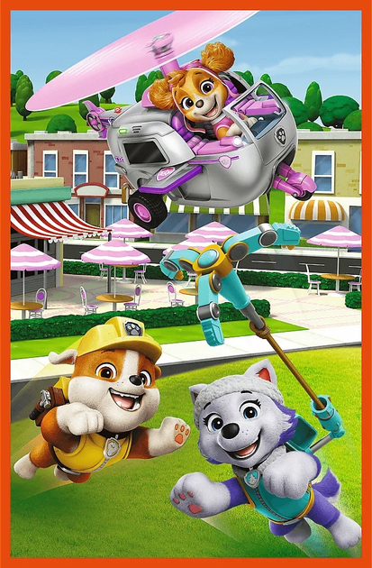Пазл "3x80" - Paw patrol Собачья банда, 48866, Trefl 3