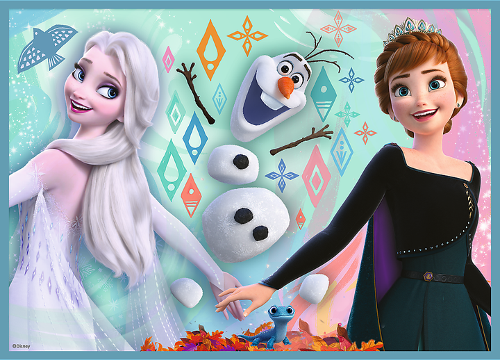 Пазл "4 in 1 (12, 15, 20, 24)" - Frozen Удивительный мир Ледяного сердца, 43816, Trefl 1
