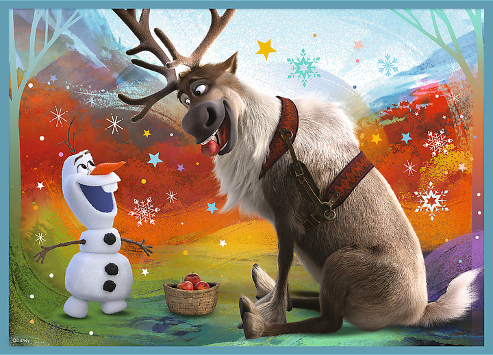 Пазл "4 in 1 (12, 15, 20, 24)" - Frozen Удивительный мир Ледяного сердца, 43816, Trefl 2