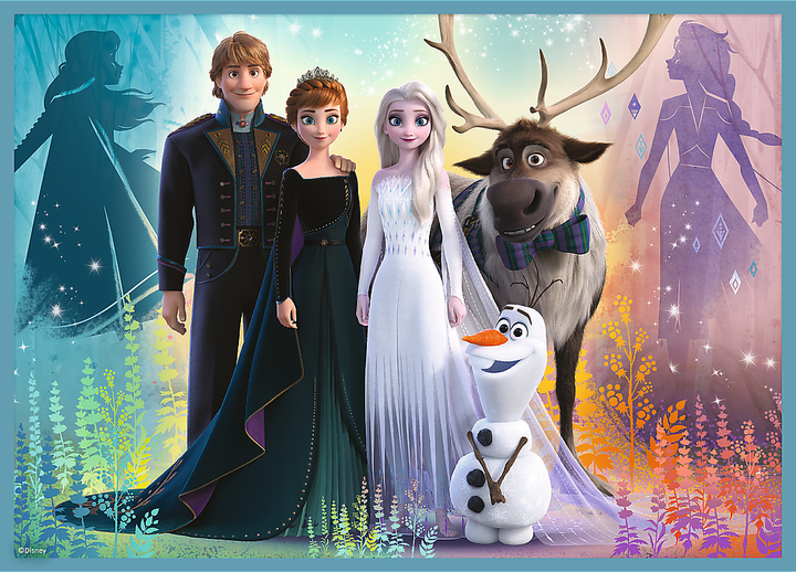 Пазл "4 in 1 (12, 15, 20, 24)" - Frozen Удивительный мир Ледяного сердца, 43816, Trefl 4