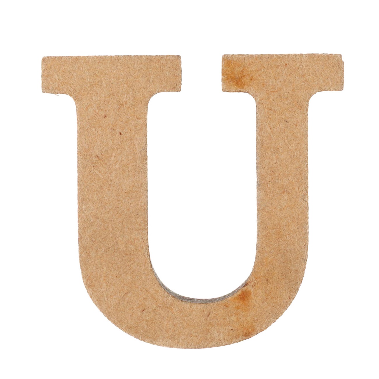 Заготовка Літера "U", МДФ, висота 3 см, 1шт, Rosa Talent (10)
