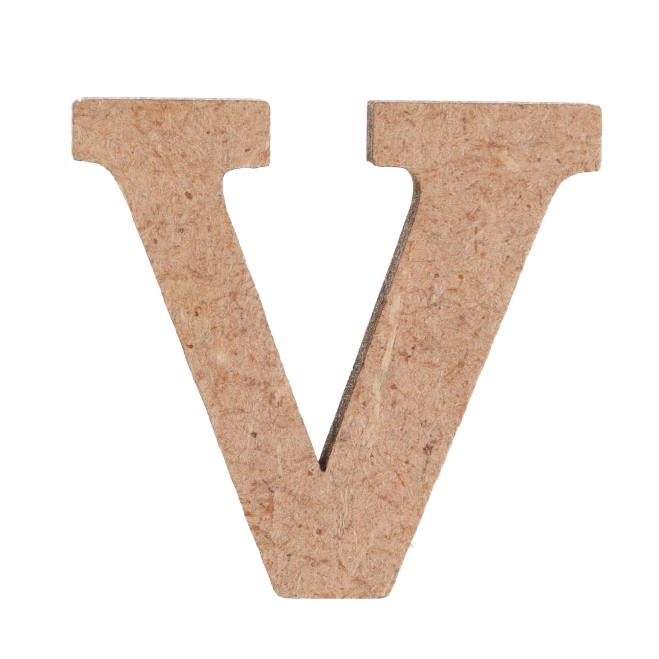 Заготовка Літера "V", МДФ, висота 3 см, 1шт, Rosa Talent (10)